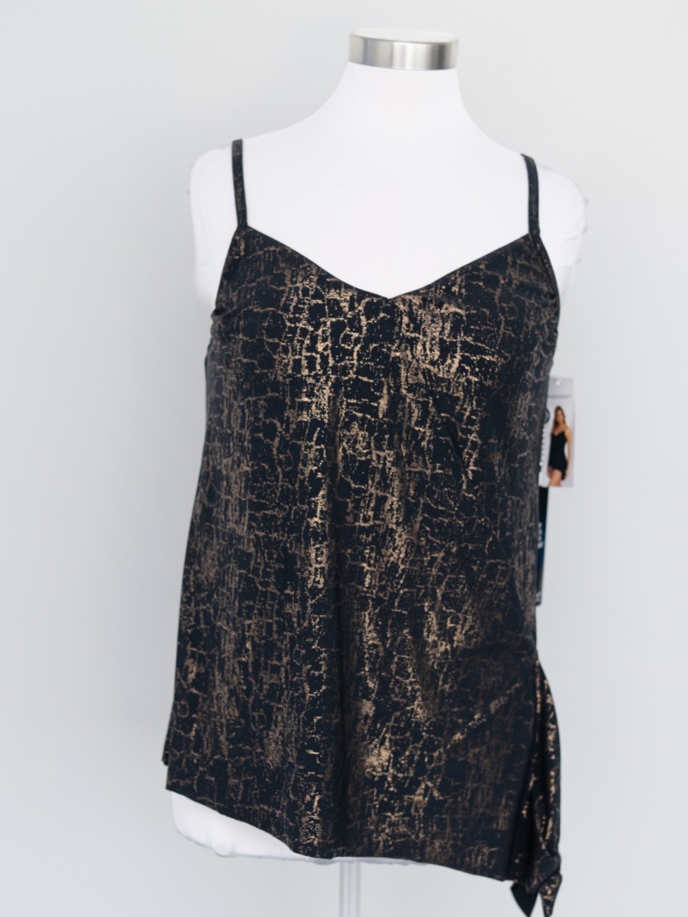 Magicsuit - Komodo Metallic Abstract Tankini Swim Top